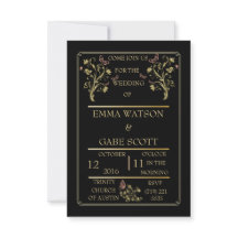 Customisable Elegant WEDDING INVITATION