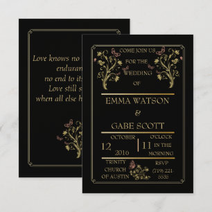 Customisable Elegant WEDDING INVITATION
