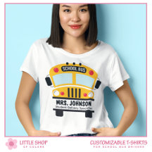 Customisable Elementary School Bus Driver