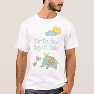 Customisable Elephant and Butterflies Birthday T-Shirt