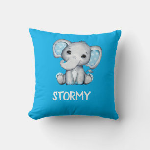 Customisable Elephant Design Cushion