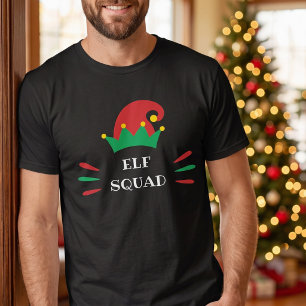 Customisable Elf Squad - Matching Family Holiday T-Shirt