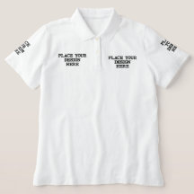 Customisable Embroidered Womens Polo