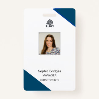 customisable Employee ID Card ID Badge