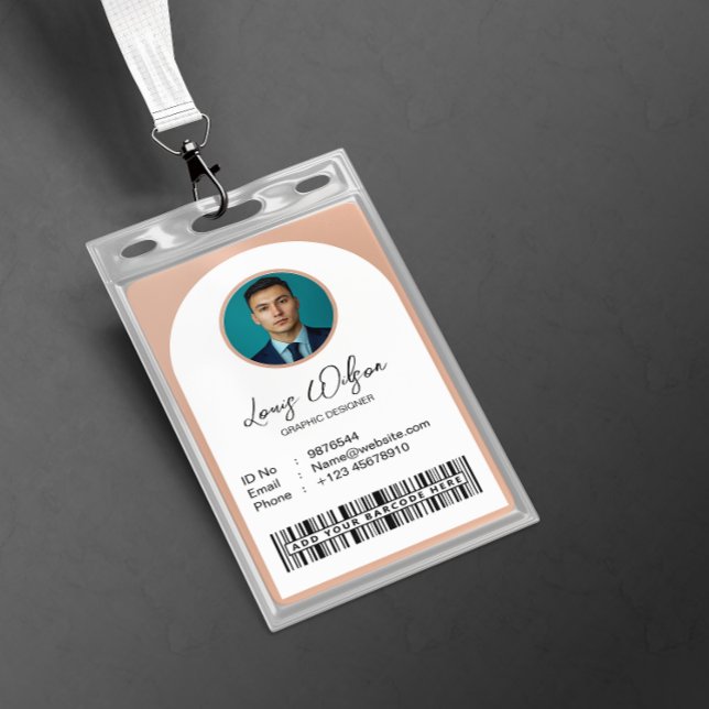 Customisable Employee ID  ID Badge (Creator Uploaded)
