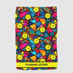 Customisable Energetic  Pickleball Flow Golf Towel