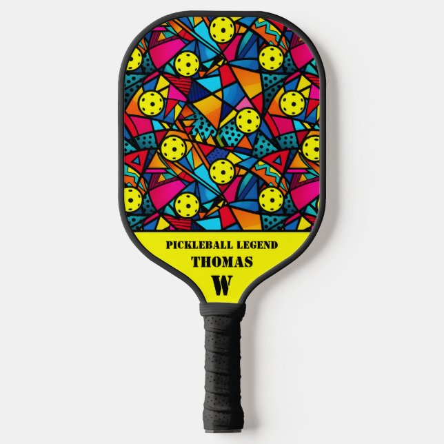 Customisable Energetic  Pickleball Flow Pickleball Paddle (Front)
