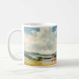 Customisable English Country Landscape Coffee Mug