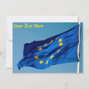 Customisable EU flag Card