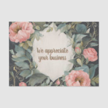 Customisable Fabulous Floral Tissue Paper