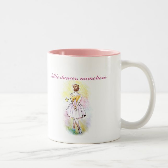 Customisable: Fairy dancer Two-Tone Coffee Mug (Right)
