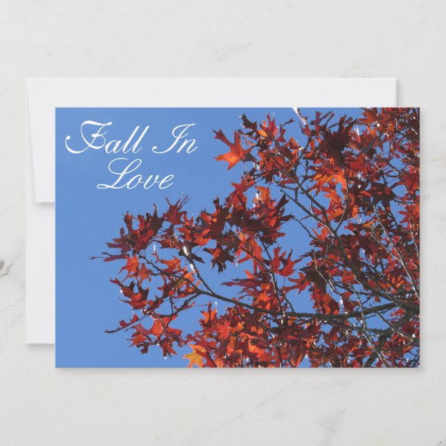 Customisable Fall Invitation (Front)