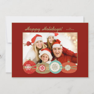 Customisable Family Christmas Photo Card