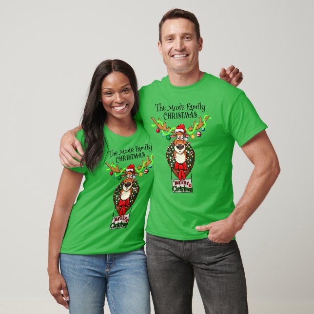 Customisable Family Christmas T-shirt (Unisex)