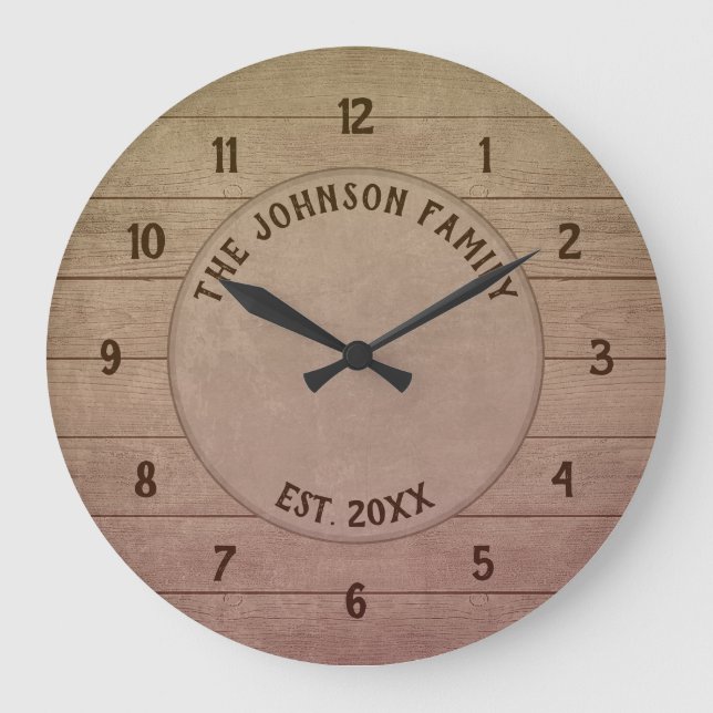 Customisable Family Clock (Front)