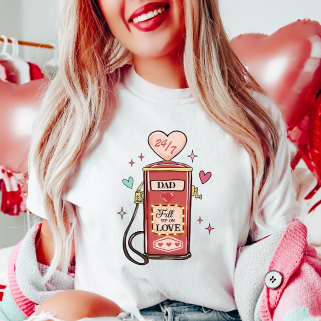 Customisable Family Love, Personalised Valentine  T-Shirt (Creator Uploaded)