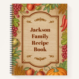 Customisable Family Recipe Book