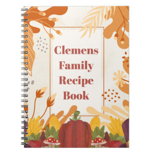 Customisable Family Recipe Notebook