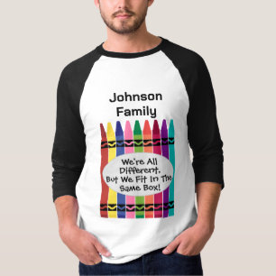 Customisable Family Reunion Baseball T-Shirt