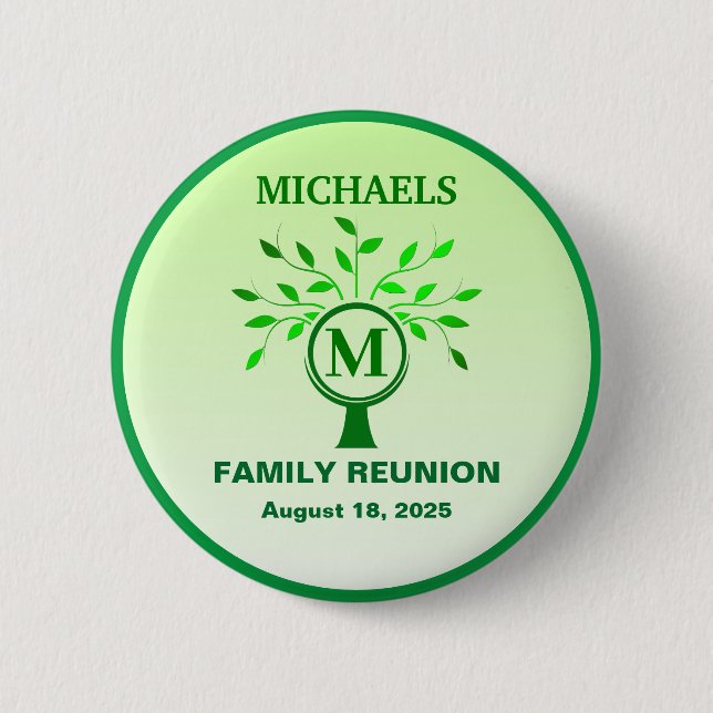 Customisable Family Reunion Button (Front)