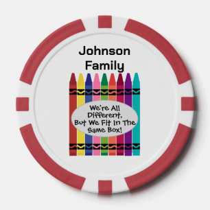 Customisable Family Reunion Poker Chips