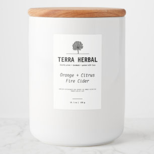 Customisable Farmers Market Product Label