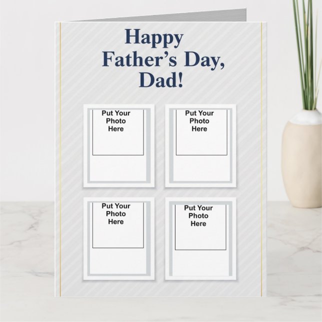 Customisable Father’s Day Card | Personalised for  (Front)