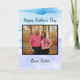 Customisable Father's Day Folded Greeting Card