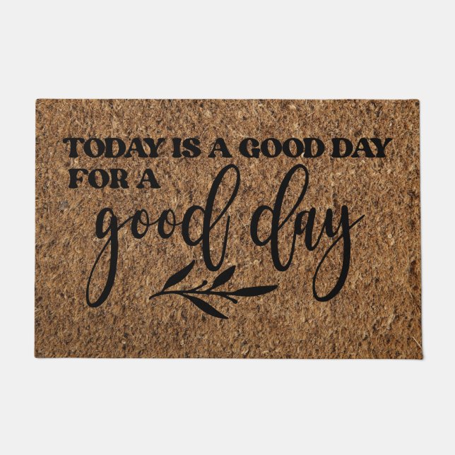 Customisable Faux Coir Positive Affirmation Doormat (Front)