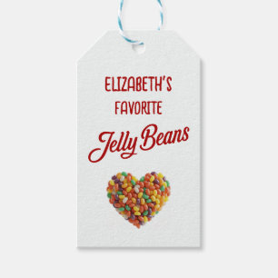 Customisable Favourite Jelly Beans Gift Tags