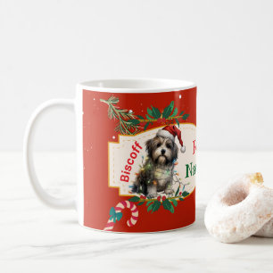Customisable Feliz Navidog Christmas Coffee Mug