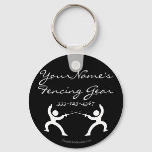 Customisable Fencing Gear bag tag Key Ring