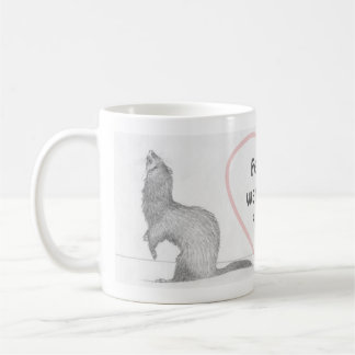 Customisable Ferret Mug - Dimitri - Warm the Heart