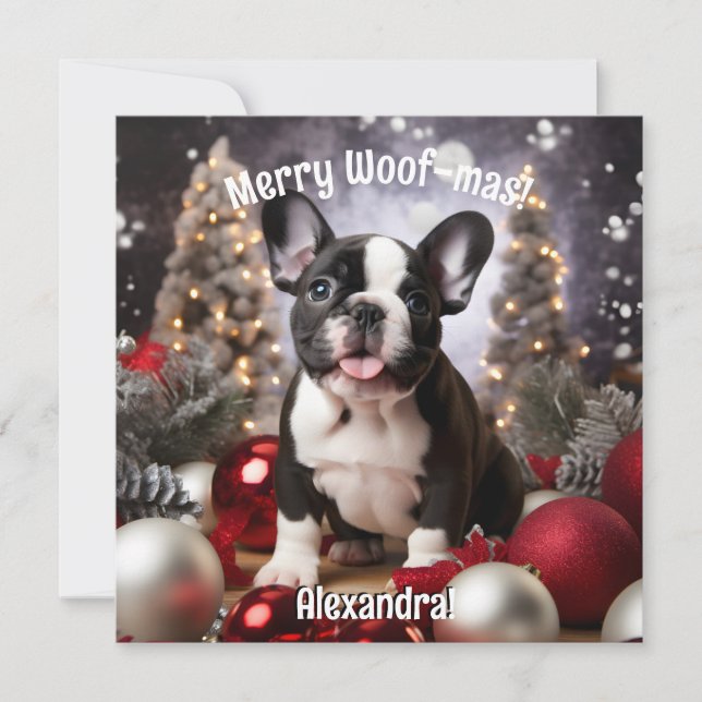  Customisable Festive Frenchie Harmony (Front)