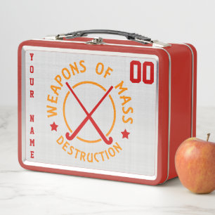 Customisable Field Hockey Lunch Box