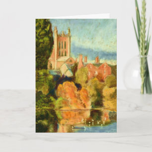 Customisable Fine Art Greeting Card, Cathedral Card