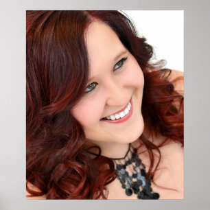 Customisable Fire Ombre' Salon Poster