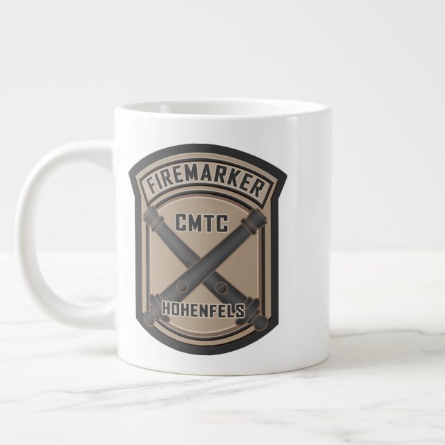 Customisable Firemarker  Large Coffee Mug (Left)