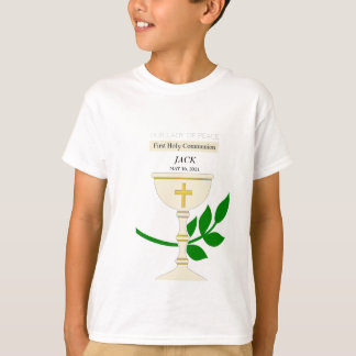 Customisable First Holy Communion Chalice T-shirt