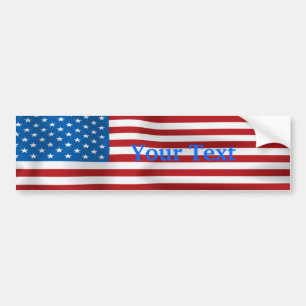 Customisable Flag Bumpersticker Bumper Sticker