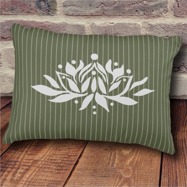 Customisable Flaming Lotus Flower Accent Pillow (Creator Uploaded)