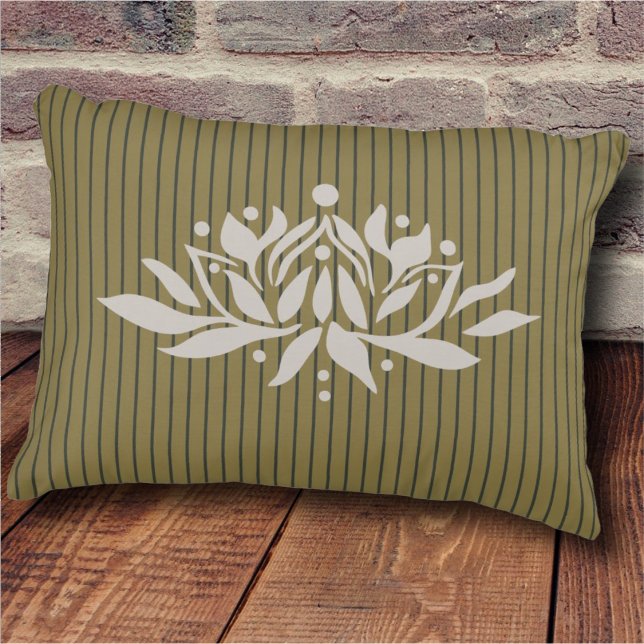 Customisable Flaming Lotus Flower Decorative Cushion (Creator Uploaded)