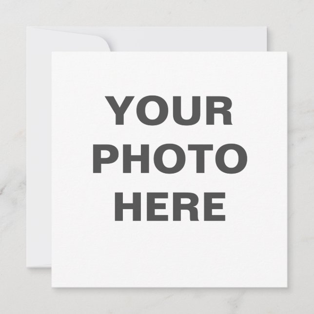 Customisable Flat Holiday Card (Front)