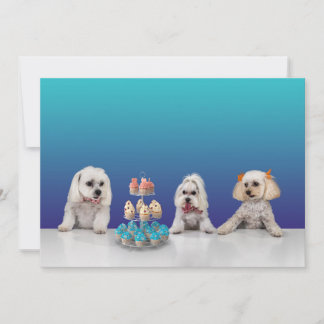 Customisable Flat Party Invitation Card 5x7