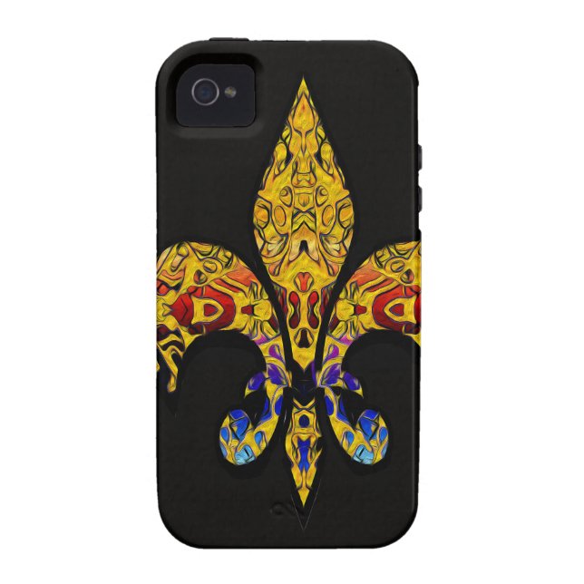 customisable Fleur-de-Lis Case-Mate iPhone Case (Back)