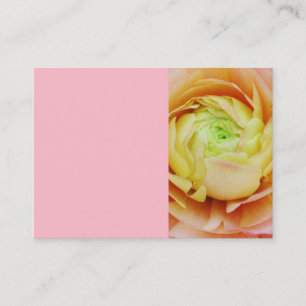 Customisable Floral Business Card