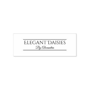 Customisable Floral Daisy Event Planner Self-inking Stamp