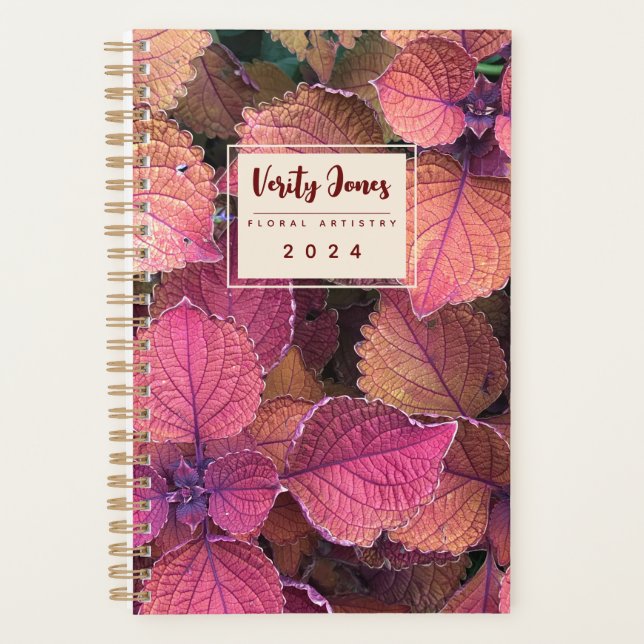 Customisable Floral Planner (Front)