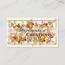 Customisable Floral Retro Spring Flowers Primrose