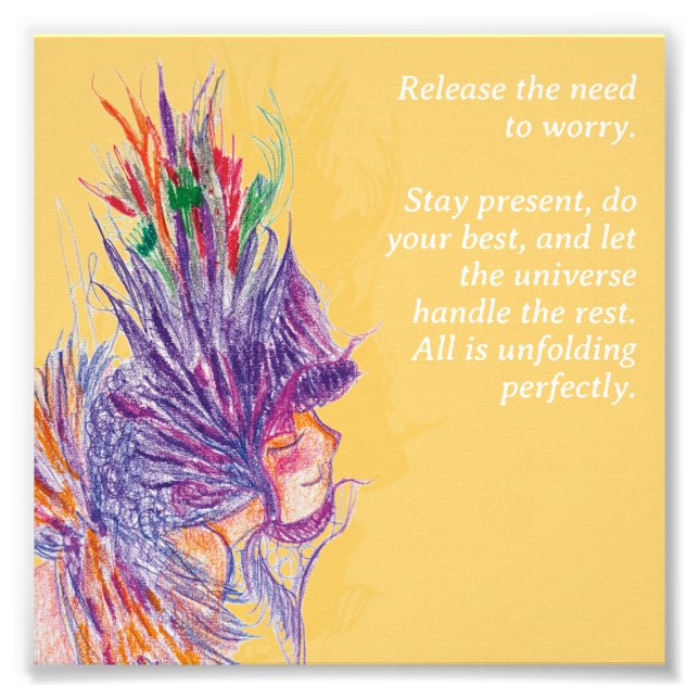 Customisable Flower Fairy Photo Enlargement Print (Front)